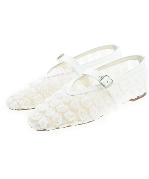 HEWN ヒューン シューズ(その他) レディース EU35 1/2(22cm位) 白(総柄) 【中古】【古着】