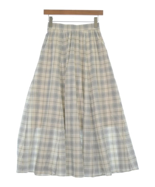 楽天市場】anuans ウール チェックツイード フレアスカート