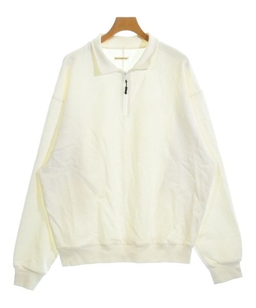 wenzday ウェンズデイスウェット メンズ -(XXL位) 白【中古】【古着】