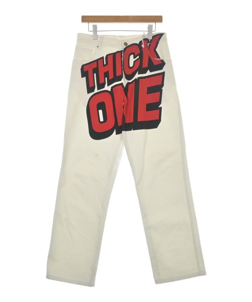 Sky High Farm Workwear スカイハイファームワークウェア デニムパンツ メンズ S 白x赤x黒 【中古】【古着】