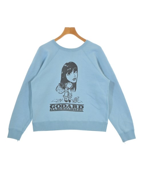 Godard Haberdashery ゴダールハバダッシェリースウェット メンズ XS 水色【中古】【古着】