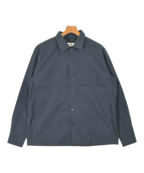 Caledoor カレドアー カジュアルシャツ メンズ L 紺 【中古】【古着】