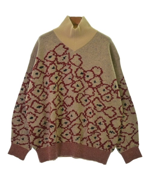 TOGA ARCHIVES トーガアーカイブス 総柄 切替 ニットカーディガン TOGA ARCHIVES（トーガアーカイブス） 総柄切替ニットカーディガン