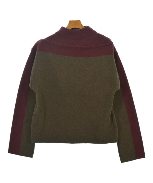 J.L-A.L ジェイラル ニット・セーター メンズ S 茶x赤紫 【中古】【古着】