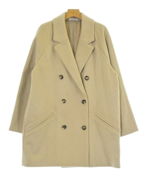 EVERYDAY I LIKE エブリデイアイライクピーコート レディース -(M位) ベージュ【中古】【古着】｜RAGTAG（ブランド古着のラグタグ）