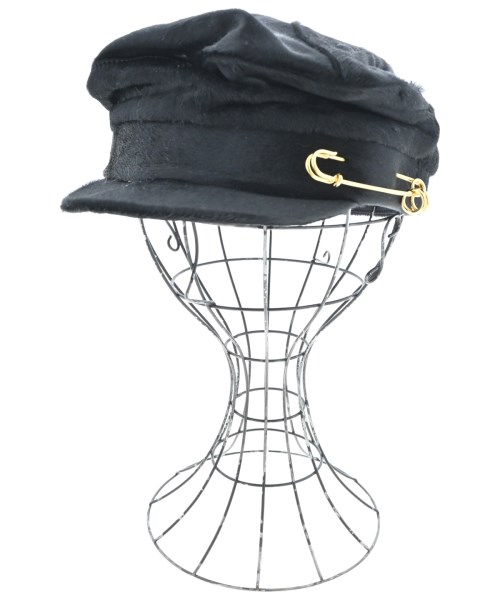 GIGIBURRIS MILLINERY ジジバリスミリナリーキャスケット レディース - 黒【中古】【古着】