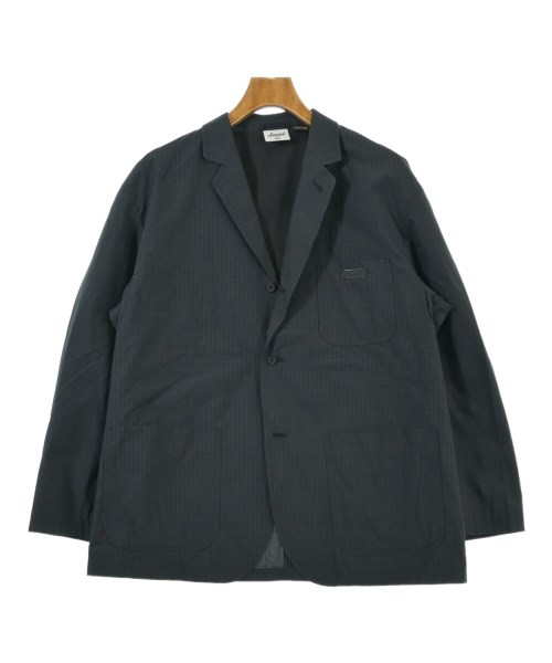 Local GOLF ローカルゴルフ テーラードジャケット メンズ M/L 黒x青系xカーキ系(チェック) 【中古】【古着】 5,760円