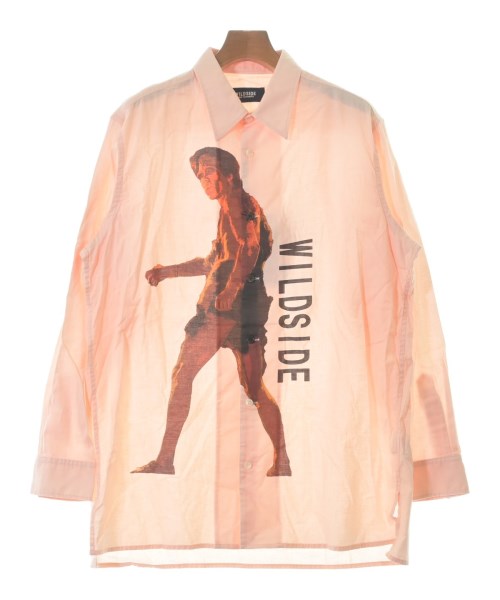WILDSIDE YOHJI YAMAMOTO ワイルドサイドヨウジヤマモトカジュアルシャツ メンズ 3(L位) サクラ色【中古】【古着】