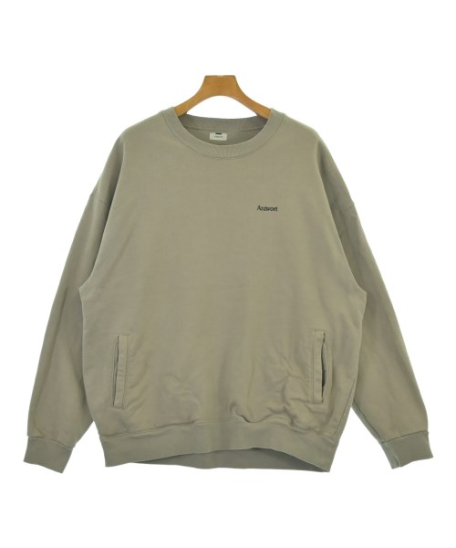 Antwort アントワートスウェット メンズ 2(M位) 薄墨色ベージュ【中古】【古着】