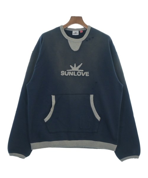 SUNLOVE サンラブ スウェット メンズ XL 紺 【中古】【古着】