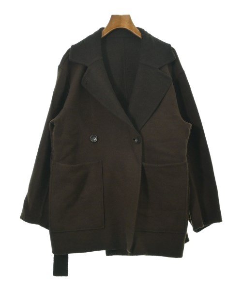 ATTISESSION アティセッション ステンカラーコート レディース 36(S位) 茶 【中古】【古着】