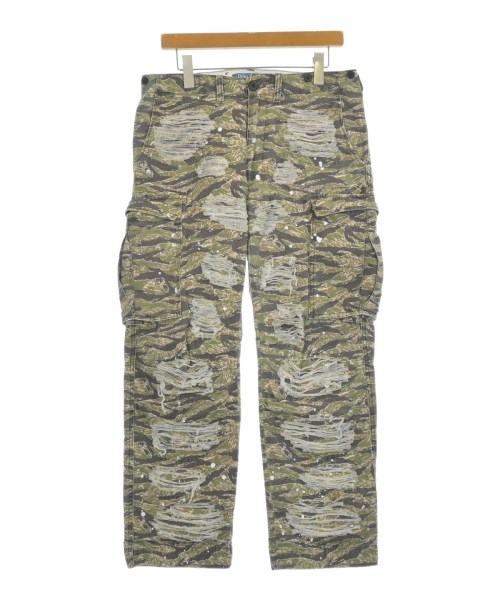 INNOCENCE NYC イノセンスニューヨークカーゴパンツ メンズ M 茶系xカーキx緑等(偽装)【中古】【古着】