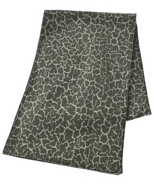 Rayon Vert レーヨンバートマフラー メンズ - カーキxベージュ(総柄)【中古】【古着】｜RAGTAG（ブランド古着のラグタグ）