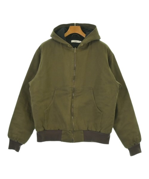 CREST クレストブルゾン（余分の物） メンズ S カーキ【中古】【古着】 メンズファッション-コート・ジャケット