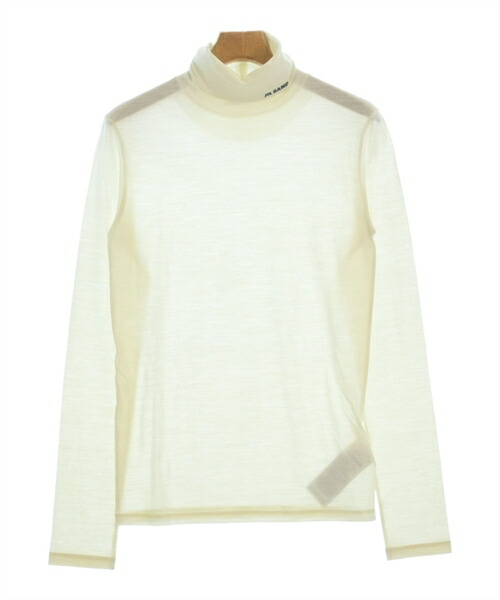 JIL SANDER + ジルサンダープラス Tシャツ・カットソー メンズ M 白 【中古】【古着】