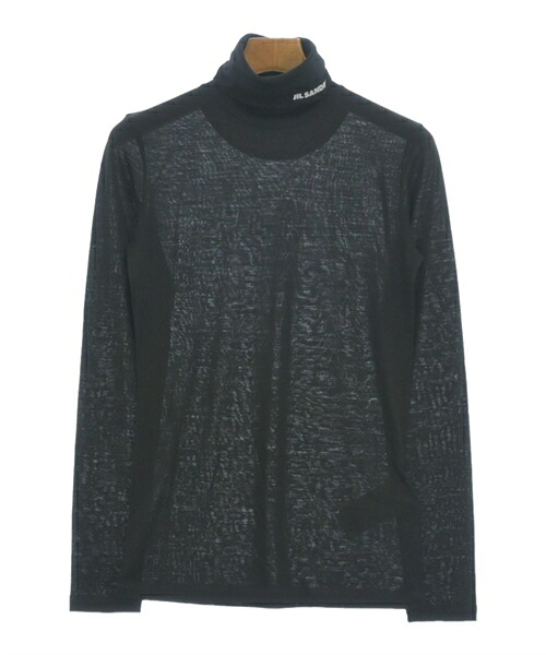 JIL SANDER + ジルサンダープラス Tシャツ・カットソー メンズ M 黒 【中古】【古着】