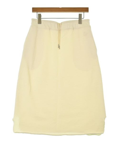 JIL SANDER + ジルサンダープラス ひざ丈スカート レディース M オフホワイト 【中古】【古着】