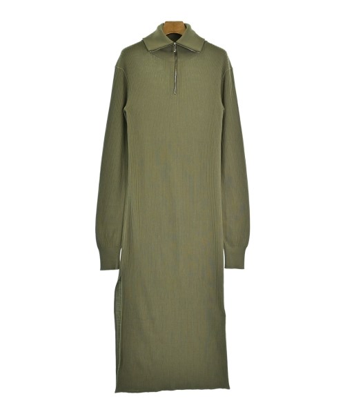 JIL SANDER + ジルサンダープラスワンピース レディース 34(XS位) カーキ【中古】【古着】