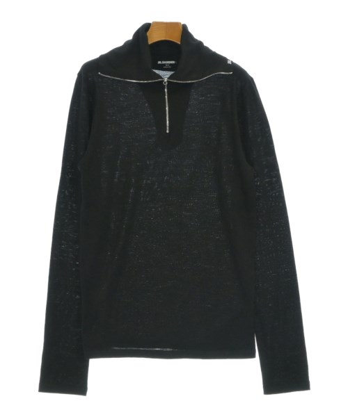 JIL SANDER + ジルサンダープラスティーシャツ・カットソー メンズ XL 黒【中古】【古着】