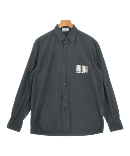 VTMNTS ブイティーエムエヌティーエスカジュアルシャツ メンズ S 黒【中古】【古着】|RAGTAG(ブランド古着のラグタグ)