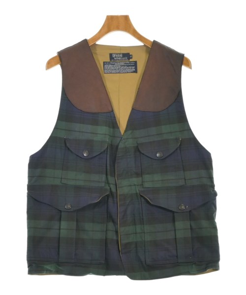 Polo Ralph Lauren ポロラルフローレンブルゾン（その他） メンズ L 青x緑x黒等(チェック)【中古】【古着】｜RAGTAG（ブランド古着のラグタグ）