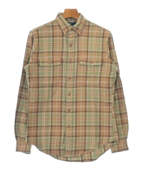 Polo Ralph Lauren ポロラルフローレン カジュアルシャツ メンズ S ベージュx緑等(チェック) 【中古】【古着】