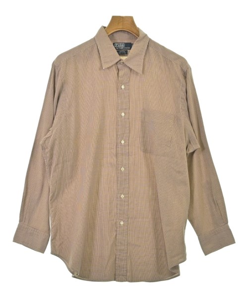 Polo Ralph Lauren ポロラルフローレン カジュアルシャツ メンズ 16 1/2(XL位) 茶系(総柄) 【中古】【古着】