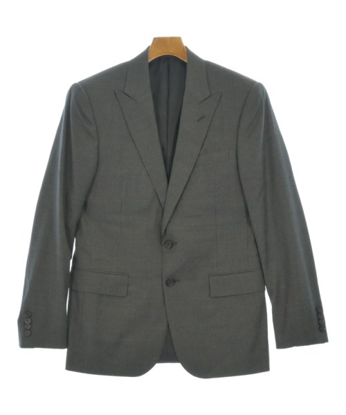 RALPH LAUREN PURPLE LABEL ラルフローレンパープルレーベルジャケット メンズ 38(S位) 薄墨色x白(縞模様)【中古】【古着】