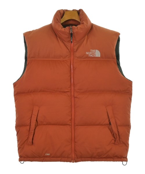 THE NORTH FACE ザノースフェイスダウンジャケット/落ち込む限りない メンズ XL オレンジ色【中古】【古着】