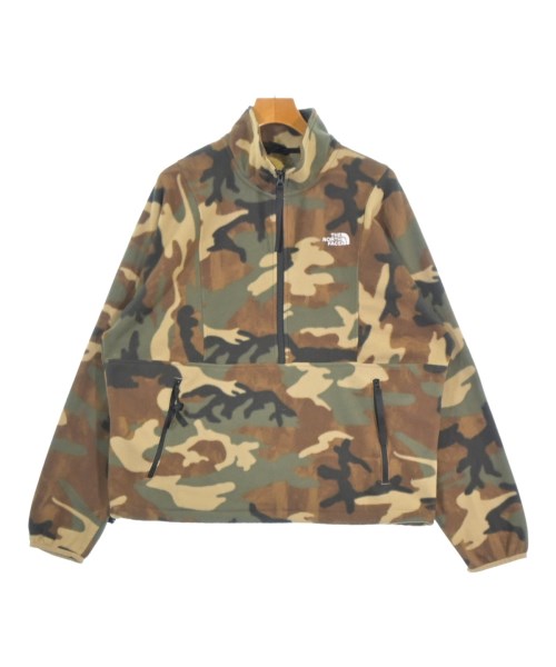 THE NORTH FACE ザノースフェイススウェット メンズ L カーキx茶xベージュ等(偽装)【中古】【古着】