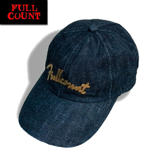 楽天市場】フルカウント FULL COUNT キャップ 6843 6PANEL DENIM