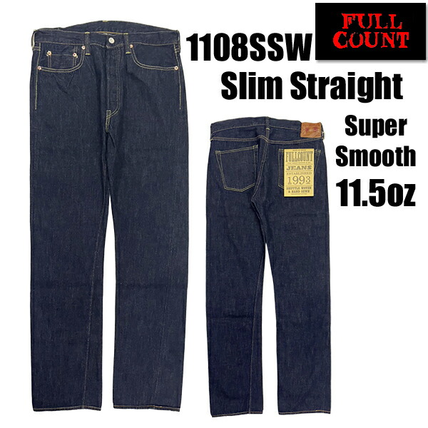 楽天市場】フルカウント FULL COUNT ジーンズ デニム 1108SSW 11.5oz