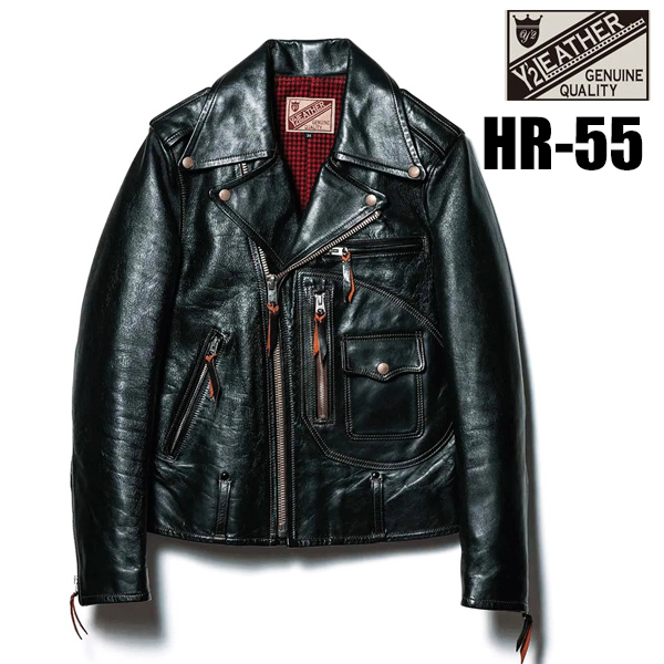 楽天市場】Y'2 LEATHER ワイツーレザー シングル ライダース HR-42