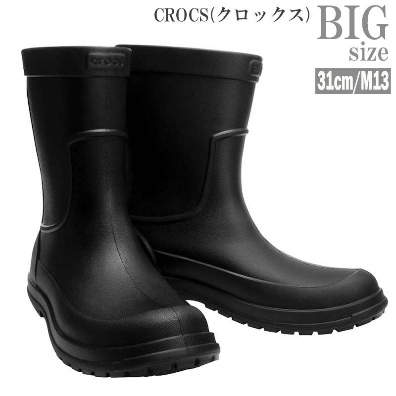 長靴 レインブーツ 31cm M13 大きいサイズ メンズ レディース Crocs クロックス ブランド C 01 Apartamentylighthouse Pl