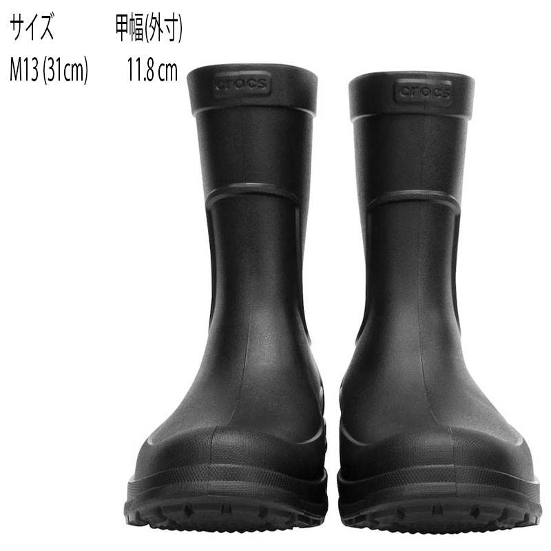 長靴 レインブーツ 31cm 長靴 M13 レディース 大きいサイズ メンズ レディース C 01靴 Crocs クロックス ブランド ブラック 長靴 レインブーツ 31cm M13 大きいサイズ メンズ レディース Crocs クロックス ブランド C 01 Ragtime