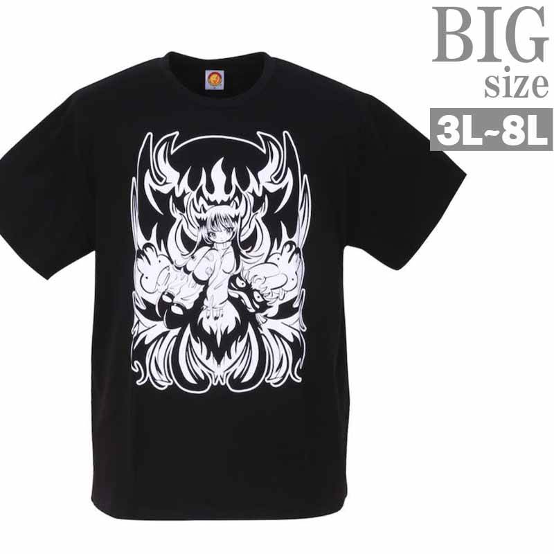 Tシャツ 大きいサイズ メンズ 新日本プロレス エルデスペラード 田中かえ プリントTシャツ CR050510-11