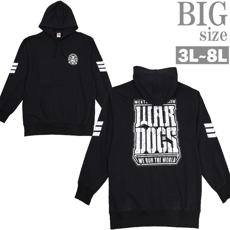 楽天市場】大きいサイズ メンズ 新日本プロレス EVILパーカー ブラック