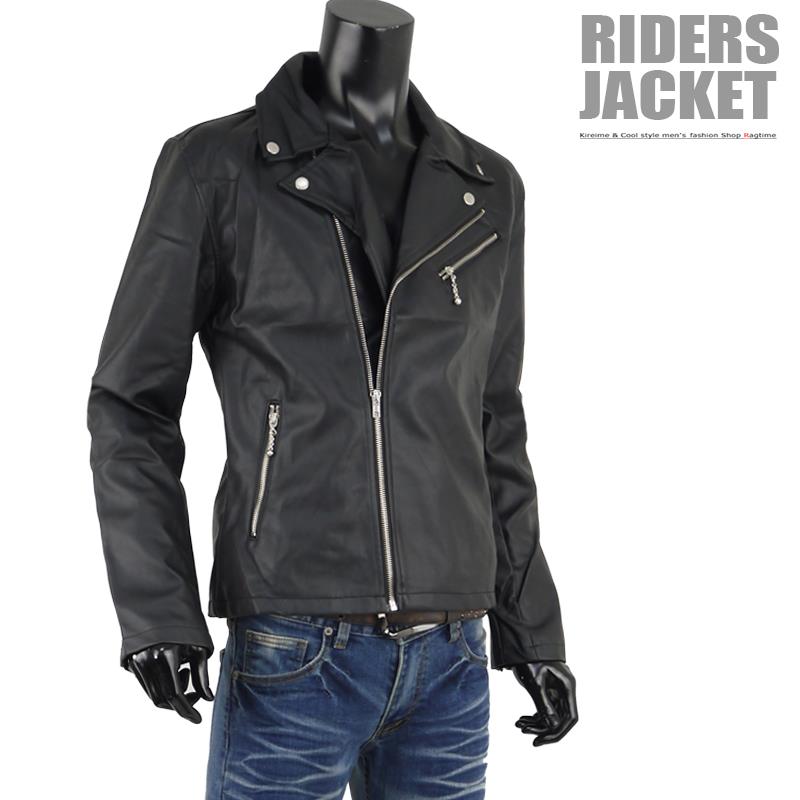 Double Riders Leather Jacket Men Leatherette Synthetic D291010 02