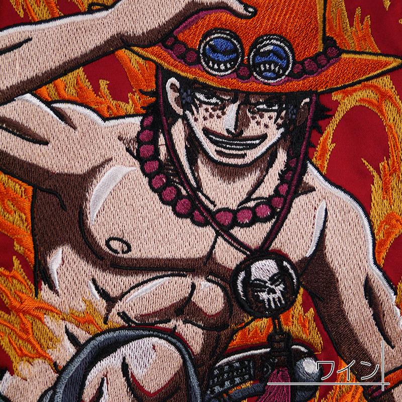 楽天市場 ブルゾン ジャケット One Piece エース スカジャン メンズ 刺繍 キャラクター ワンピース S0217 02 Ragtime