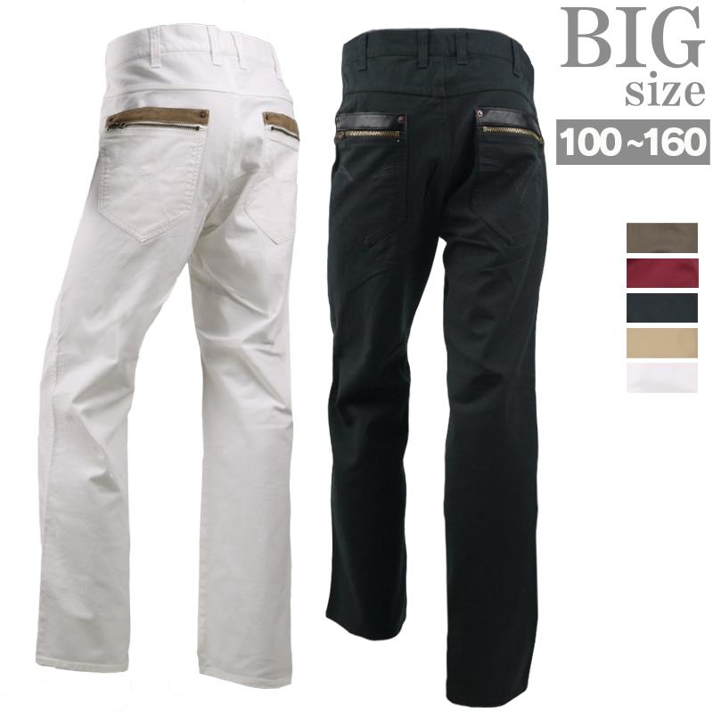 チノパン 大きいサイズ メンズ ストレッチ PUレザー チノクロス カツラギ生地 C290403-01 楽天市場】チノパン 大きいサイズ メンズ ストレッチ ストレッチパンツ