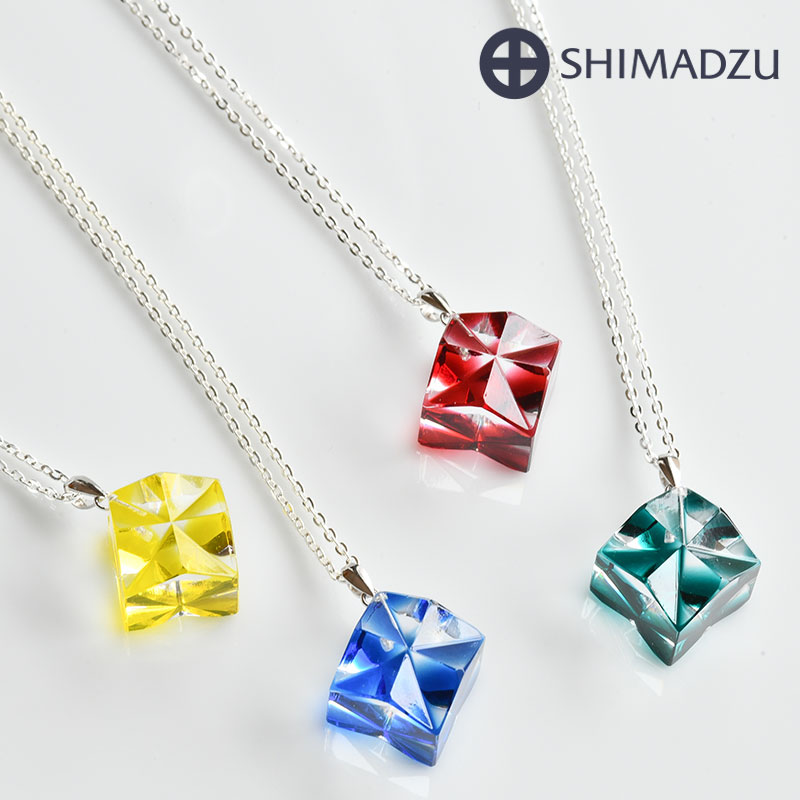 薩摩切子 ペンダント キュービックA フラワー 創作 島津興業 鹿児島 送料無料