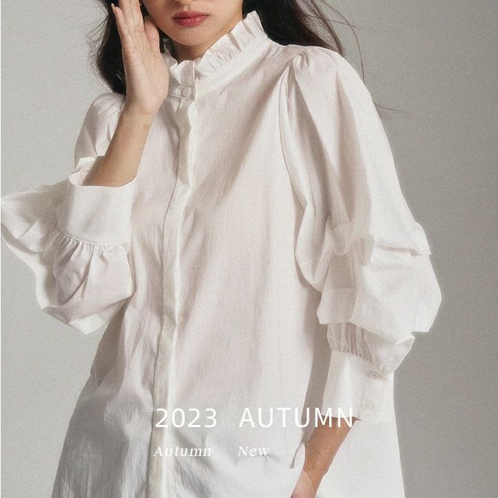 カッターシャツ ブラウス オフィス フォーマル おしゃれ オフィスカジュアル レディース 事務服 大きいサイズ ワイシャツ ブルー ホワイトシャツ