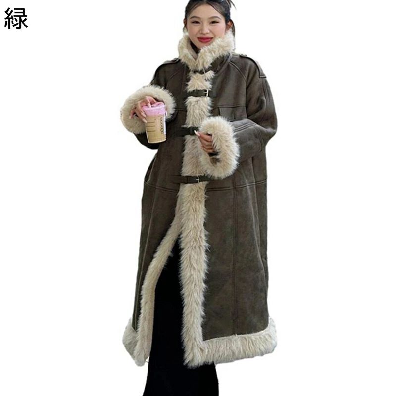 バイクジャケッ ムートン レディース モッズコート ロングコート 17,539円