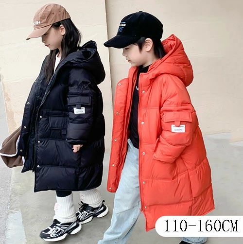 防風 防寒 キッズ服 コート アウター 女の子 男の子 ダウンジャケット ロング丈 子供服 キッズ ロングコート キッズダウンコート 5,183円