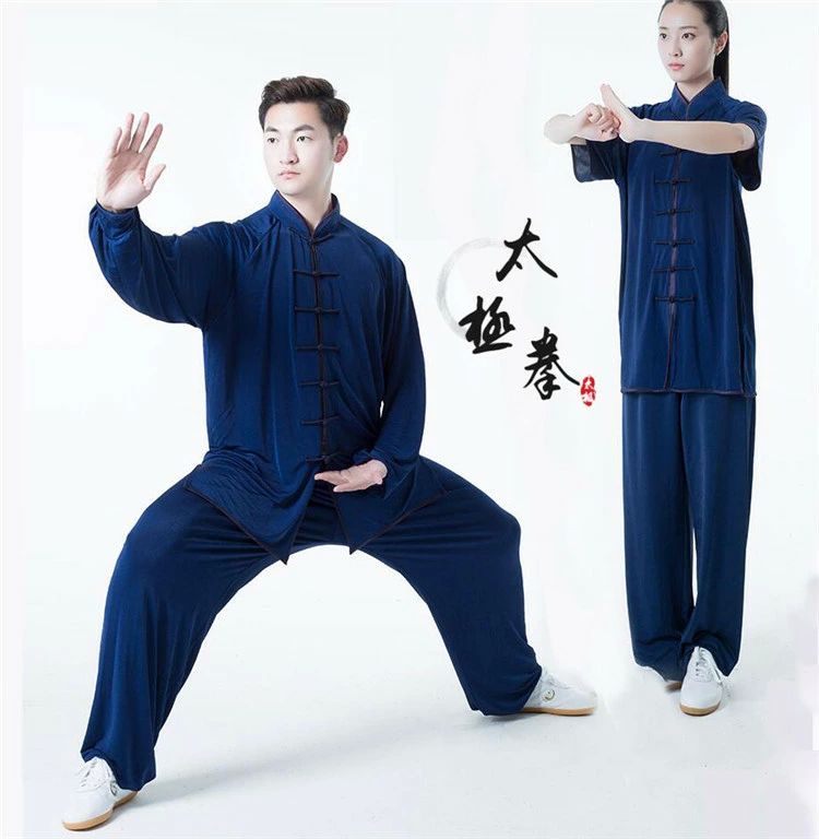 カンフーウェア 民族風 ゆったり 上下 武術表演服 稽古着 太極拳ウェア チャイナ服 カンフー服 養生 ウェア 太極拳 太極拳服 服