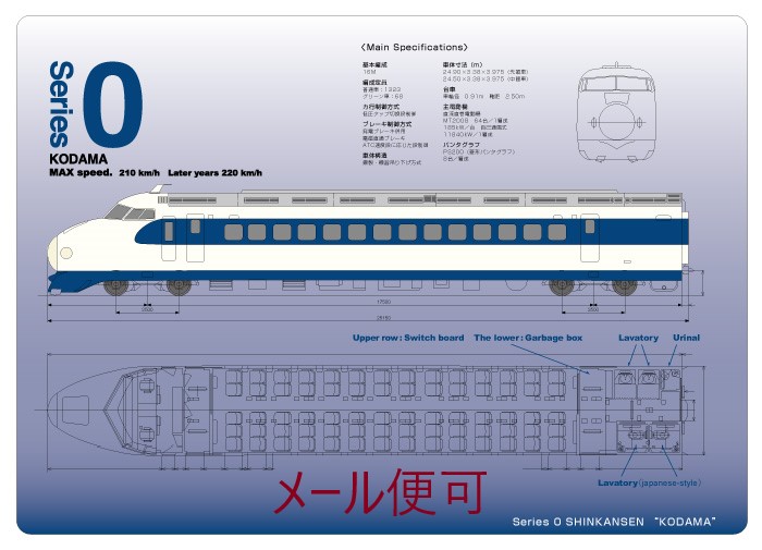 楽天市場】【JR関連鉄道グッズ】B5 クリア下敷き （E4系新幹線