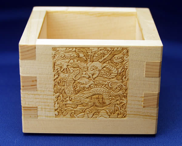 楽天市場】ロゴの彫刻入り一合升 : 来夢堂