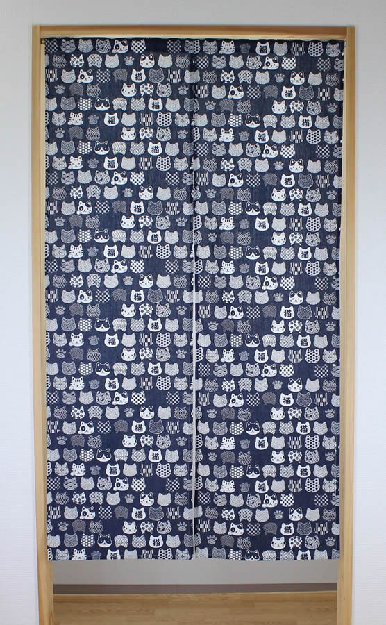 楽天市場】【和風のれん】市松模様【幅85cm×長さ90cm】SD-COS 14538