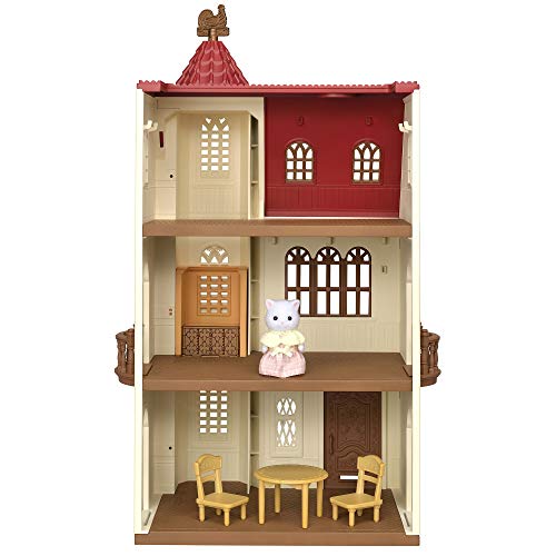 時代(EPOCH) シルバニアファミリー おうち 真っ赤大屋根の昇降機のある住み家 ハ-49