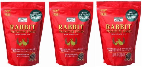 書き割り売りわたすラビットプレミアムフード 850g×3コ